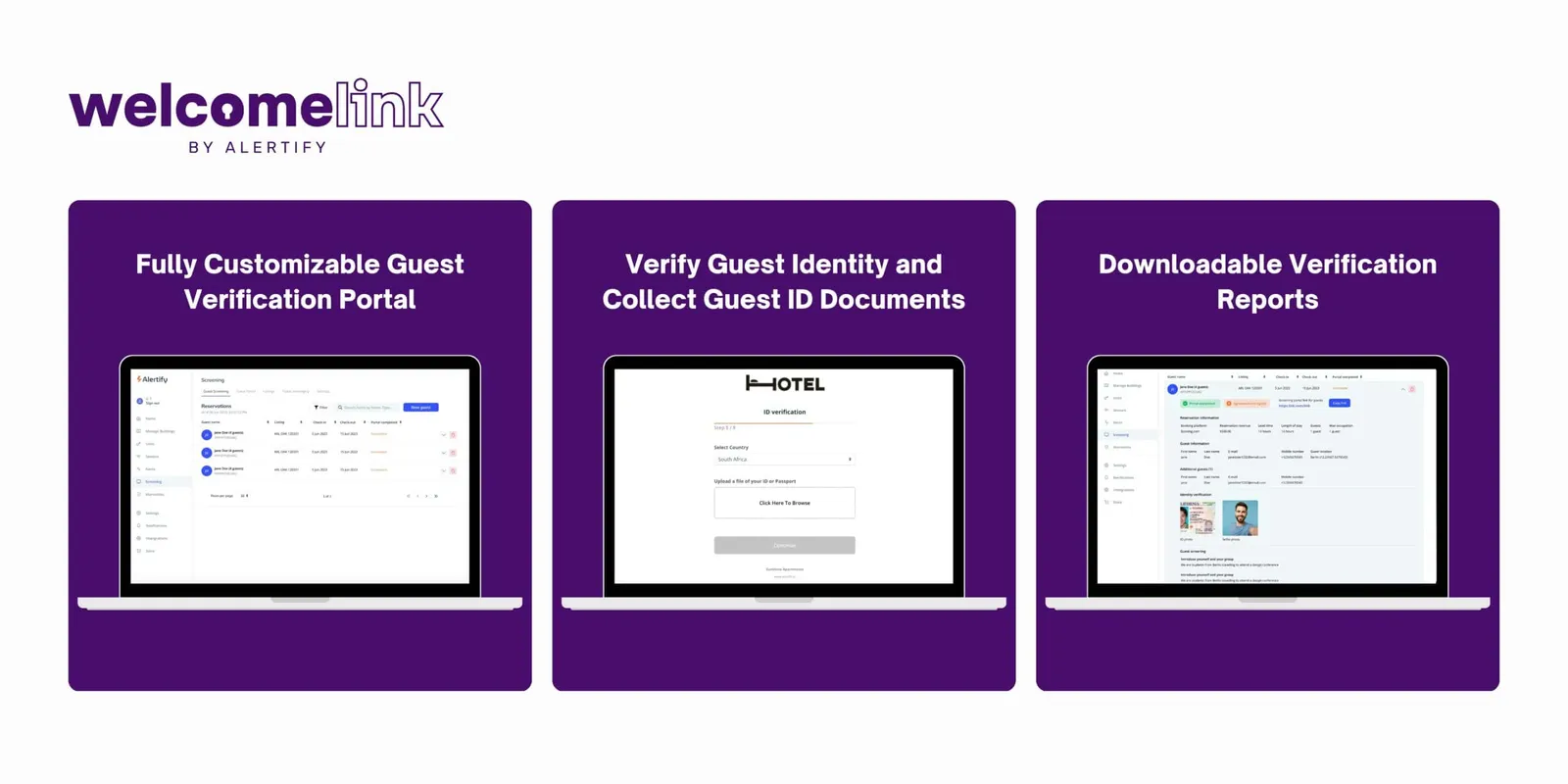 Alertify lansează WelcomeLink, cel mai bun portal de verificare a oaspeților