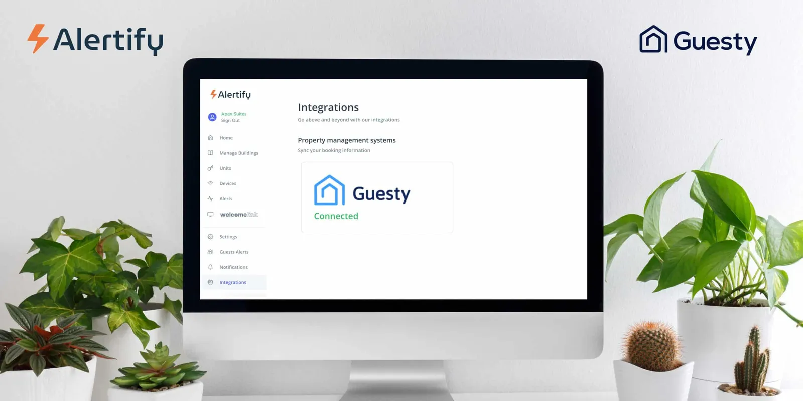 Integrarea Alertify cu Guesty