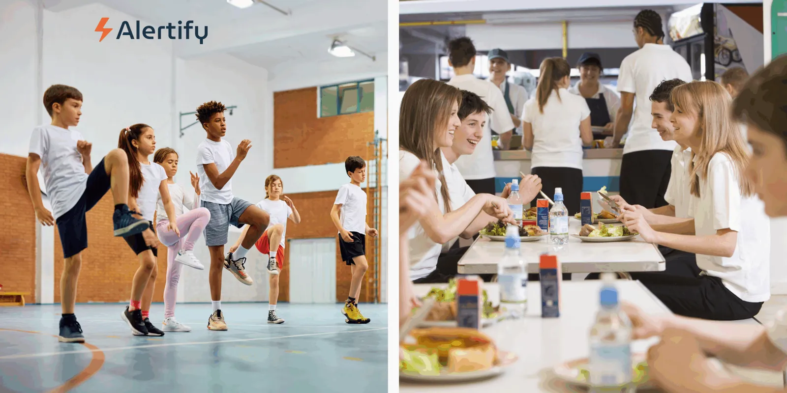 De la cantină la sala de sport: zgomotul pe tot campusul școlar