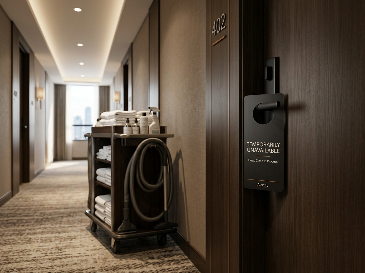 Personal de hotel degrevat prin monitorizarea automată a zgomotului și fumului
